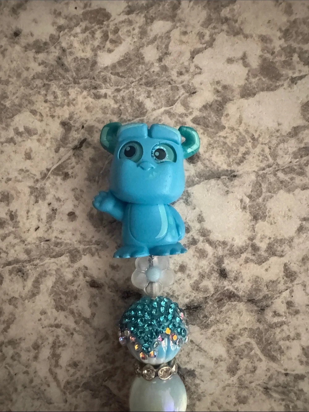 NWOT Disney Doorables Sulley Beaded Pen Handmade by Me